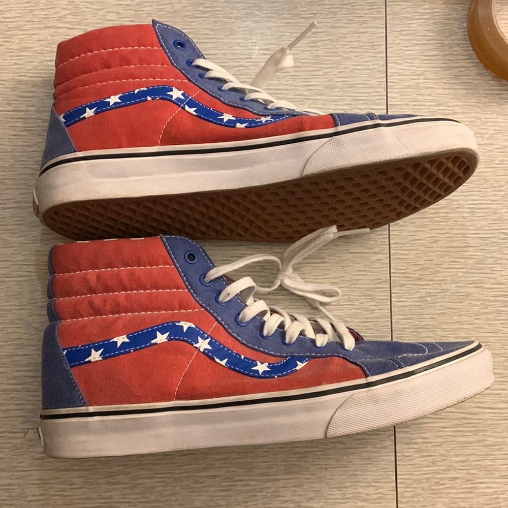 Vans Reissue Sk8 Hi Van Doren Stars Stripes Shoes - Gem